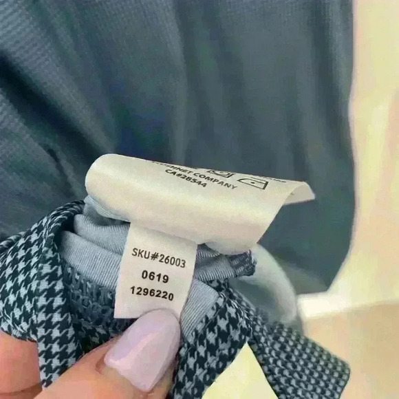 FootJoy Mens Rivercrest Golf Club Small Houndstooth Logo Polo Shirt XL - Picture 6 of 7